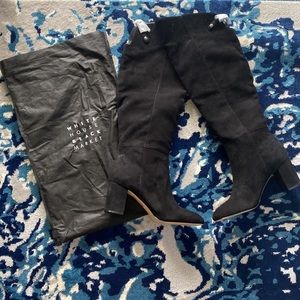 White House black market suede boots